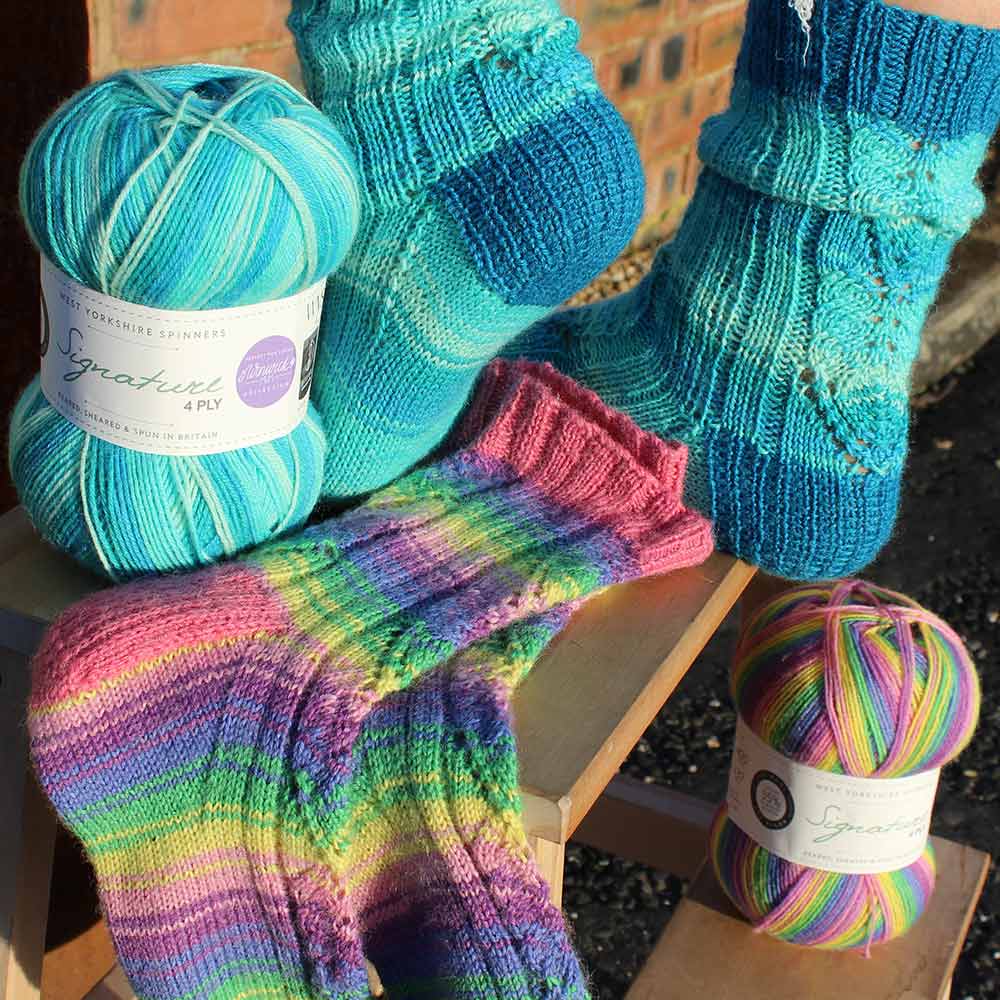 Adeline Socks in WYS Signature 4ply by Winwick Mum - Digital Version - Image 4