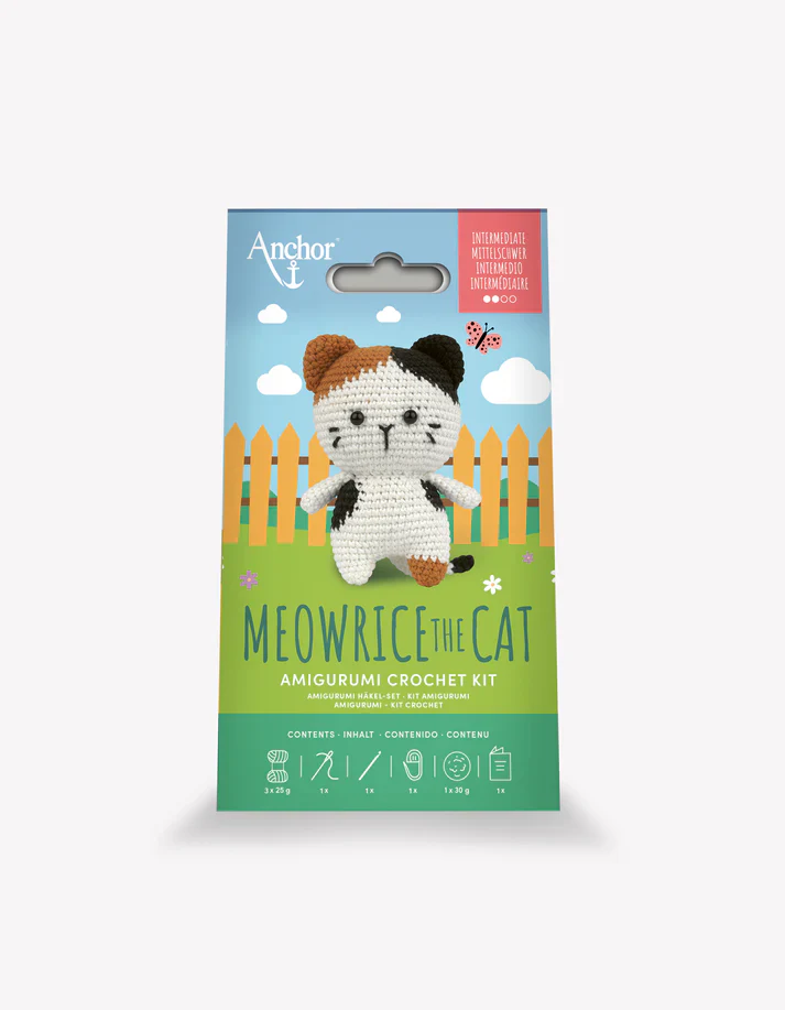 Anchor Crochet Kit - Amigurumi Meowrice the Cat