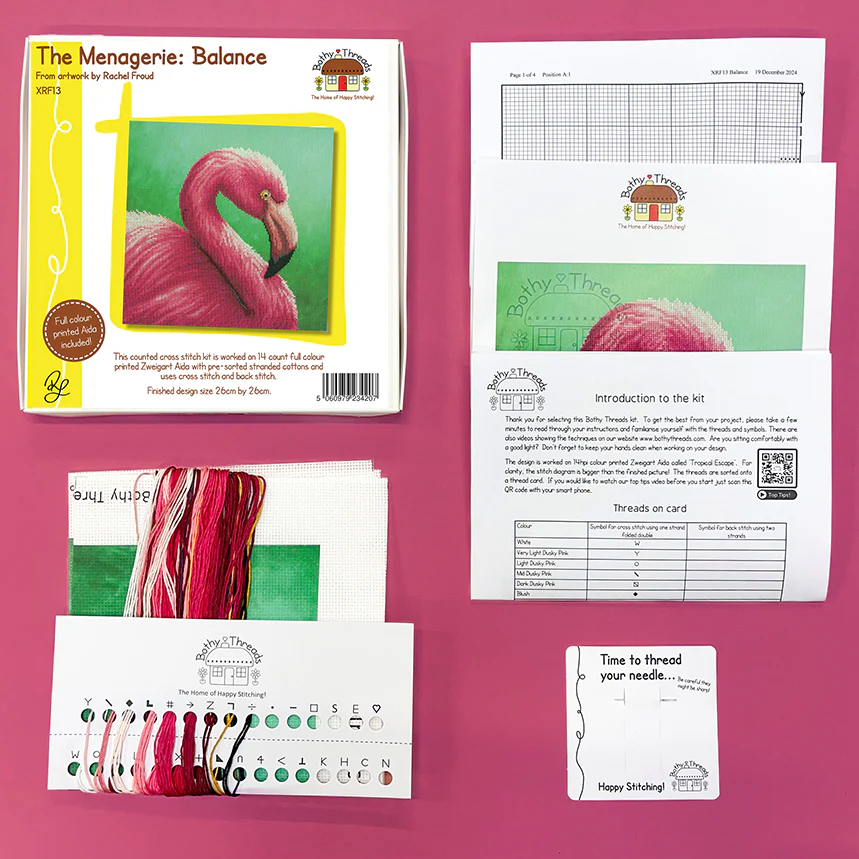 The Menagerie - Balance - Bothy Threads Cross Stitch Kit - Image 2
