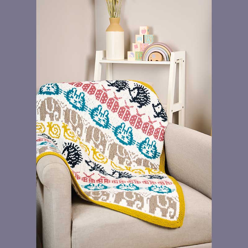 Clatter Blanket in Rowan Baby Cashsoft Worsted - Digital Version ZB384-00004 - Image 3