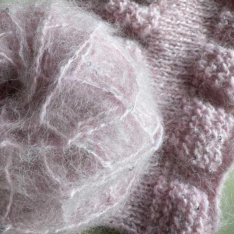 Glitterball Cowl in Rowan Alpaca Sparkle - by Sara Geraghty - Image 8