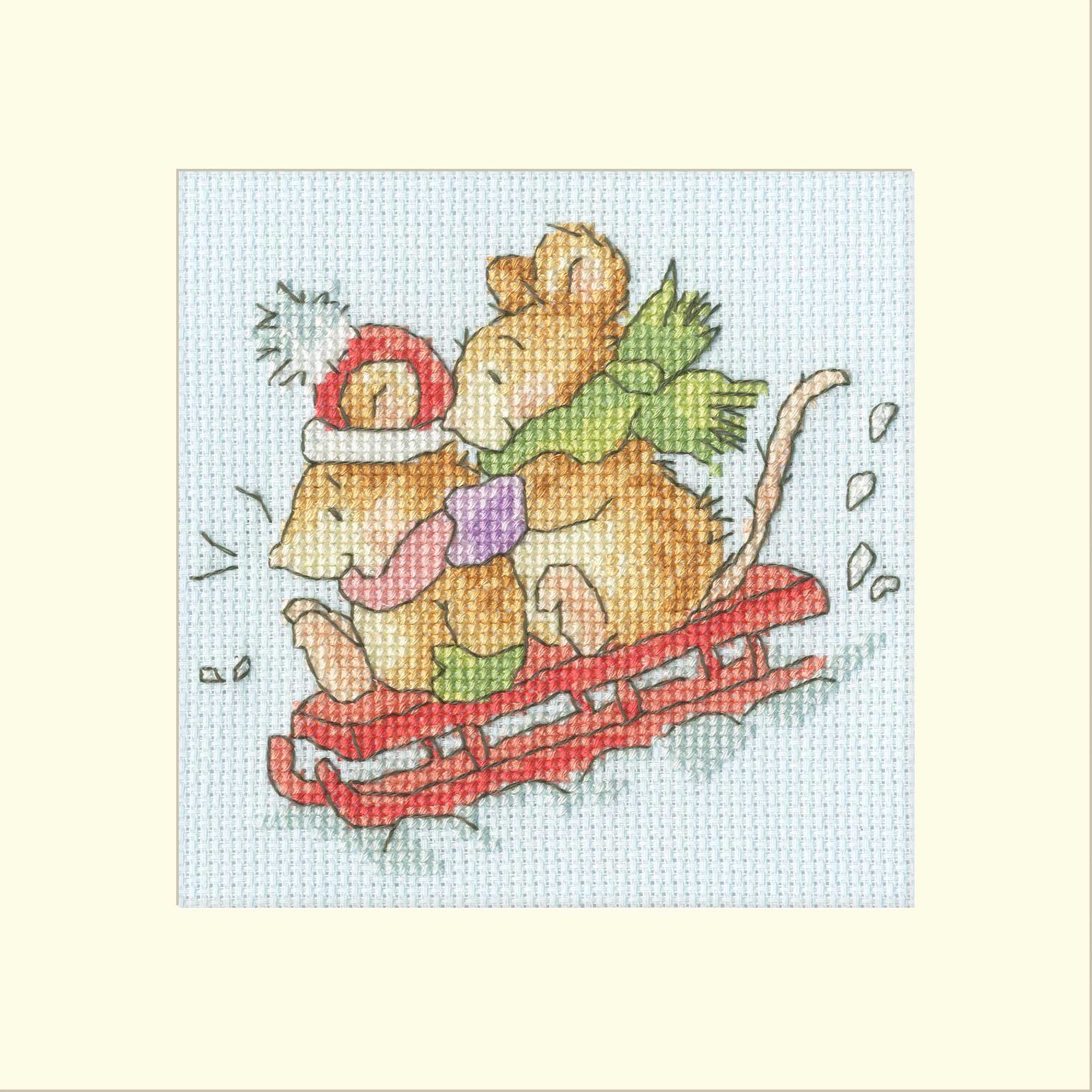 Hold Tight - Bothy Threads Greeting Card Cross Stitch Kit