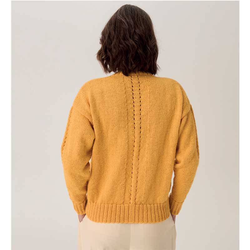 Lacewing Sleeve Cardigan in Sirdar Loveful Bio Blend Dk - Digital Version 10912 - Image 3