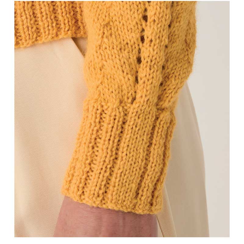 Lacewing Sleeve Cardigan in Sirdar Loveful Bio Blend Dk - Digital Version 10912 - Image 4