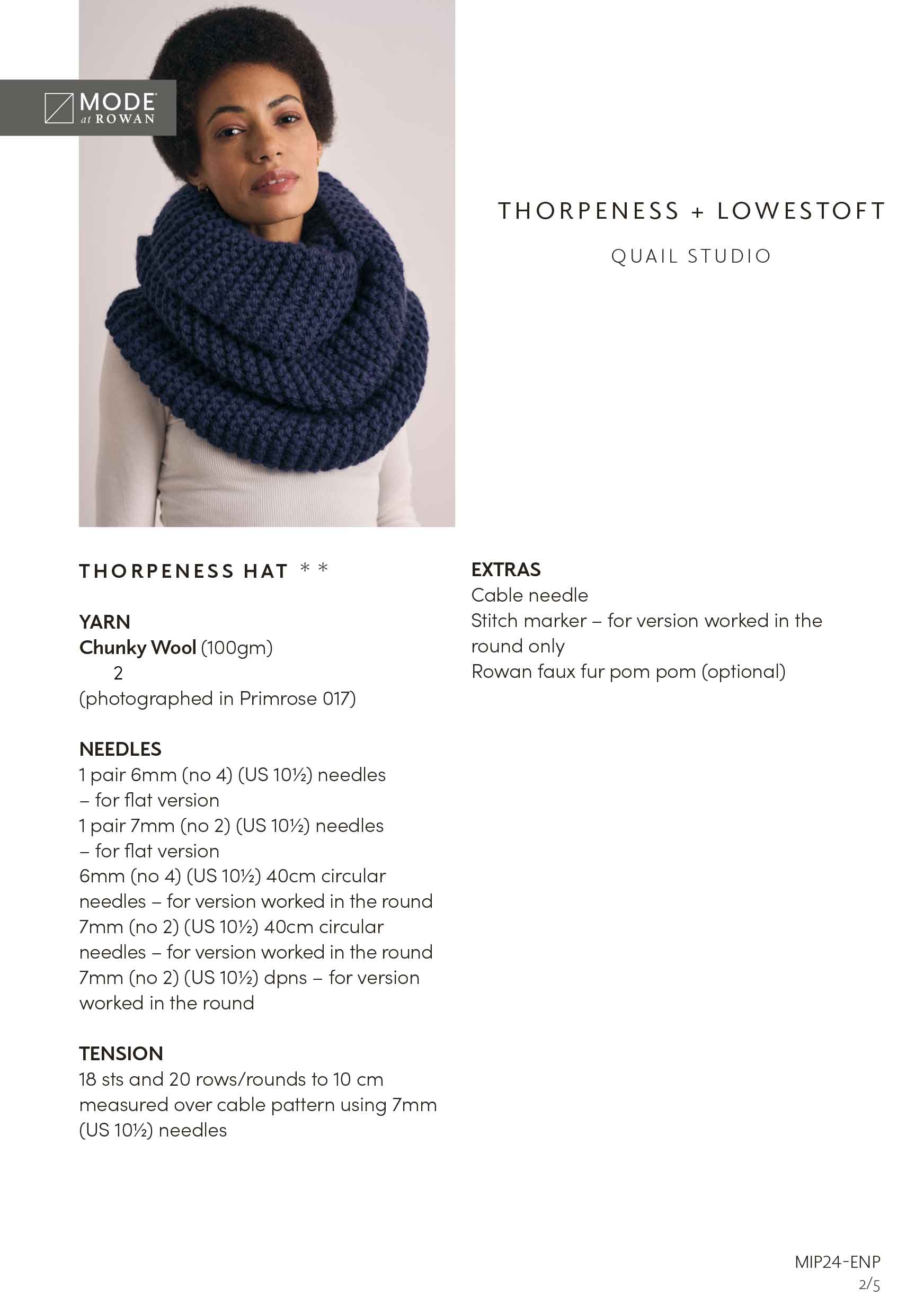 Lowestoft & Thorpeness in Mode at Rowan Chunky Wool - Digital Version MIP24-M - Image 2