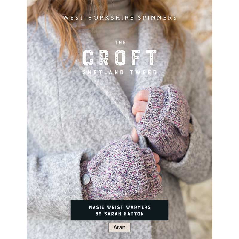 Masie Wrist Warmers in West Yorkshire Spinners The Croft Aran - Digital Version DBP0064