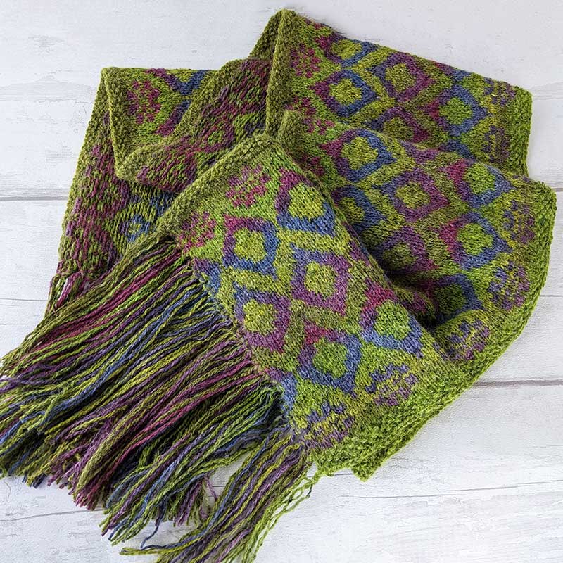 Medina Scarf in Rowan Felted Tweed Colour by Juliet Bernard - Digital Version - Image 3