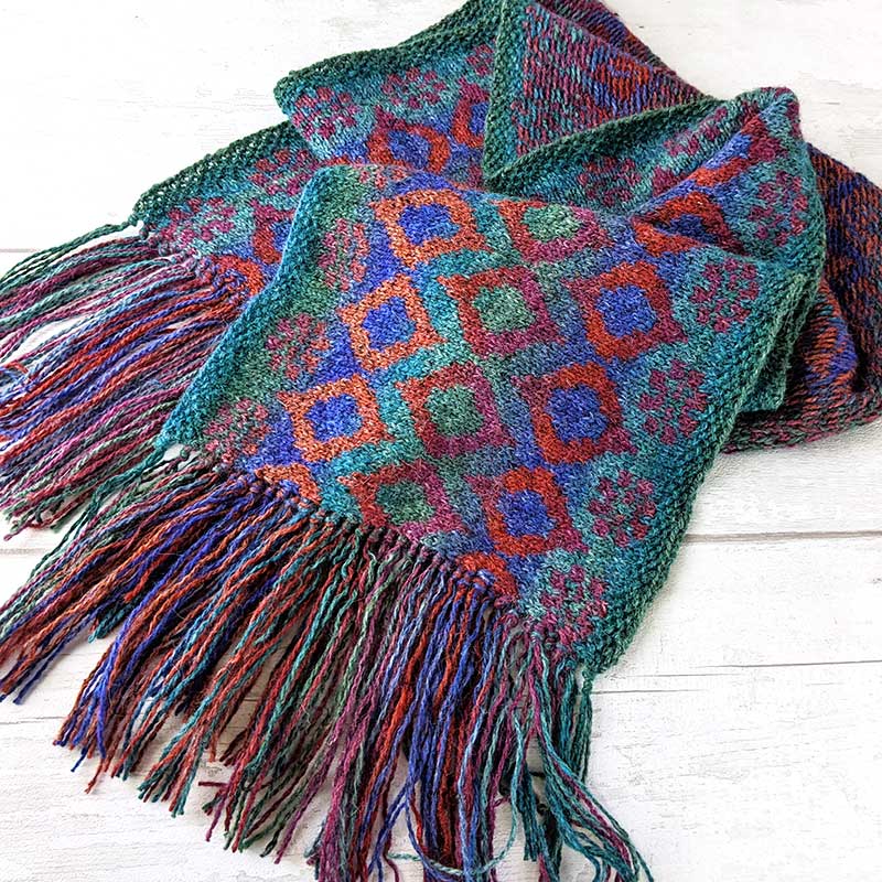 Medina Scarf in Rowan Felted Tweed Colour by Juliet Bernard - Digital Version - Image 6