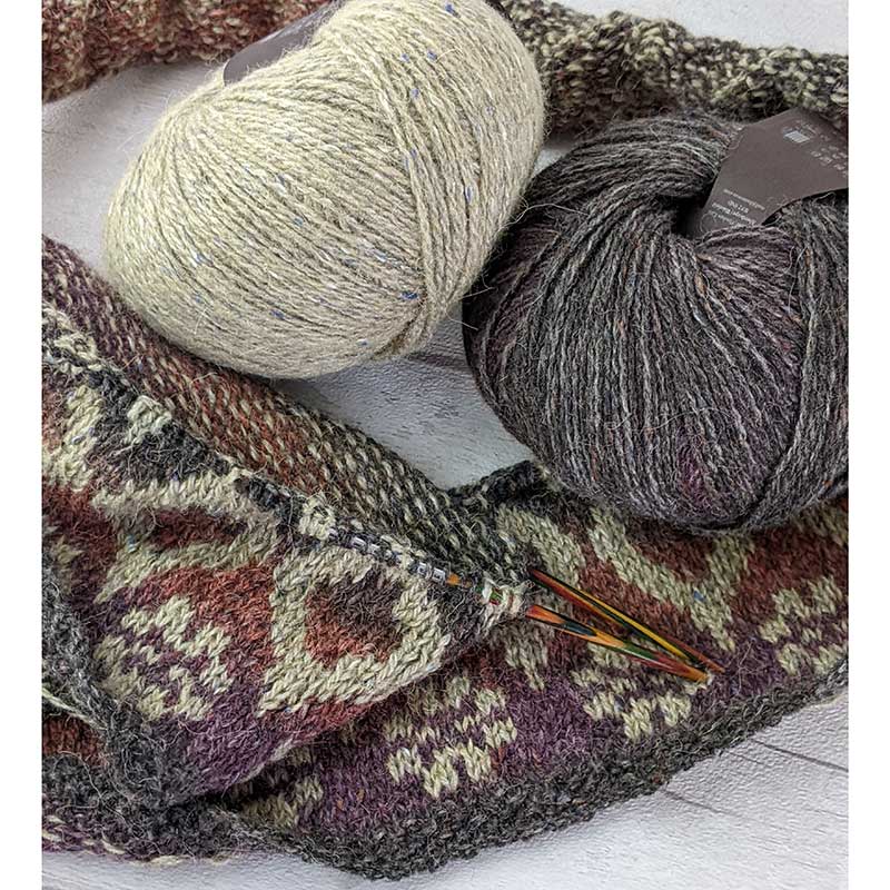 Medina Scarf in Rowan Felted Tweed Colour by Juliet Bernard - Digital Version - Image 7