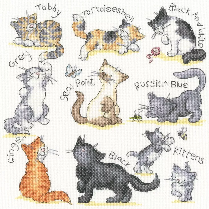 Meow! - Bothy Threads Cross Stitch Kit