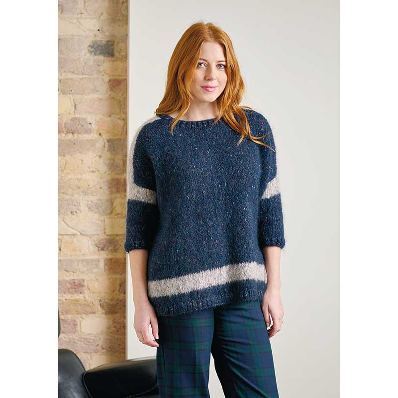 Orchid Sweater in Rowan Tweed Haze - Digital Version ZB325-00006 - Image 3