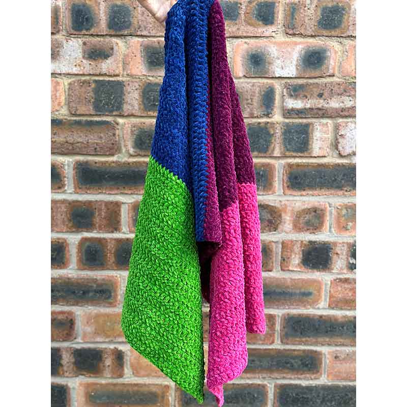Play School Plush Blanket - Ice Pop in James C Brett Flutterby Chunky by Sara Geraghty - Image 3