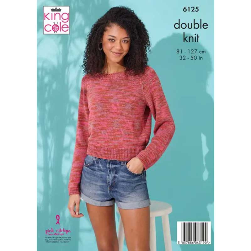 Sweater & Top Knitted in King Cole Linendale Reflections DK - Image 3