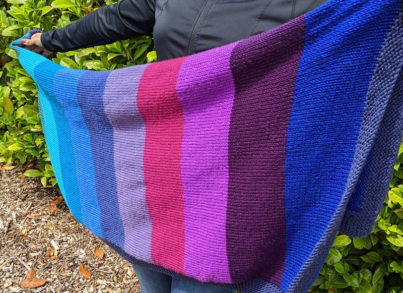 Very Berry Smoothie Knitted Blanket  Digital Pattern - by Sara Geraghty - Image 2